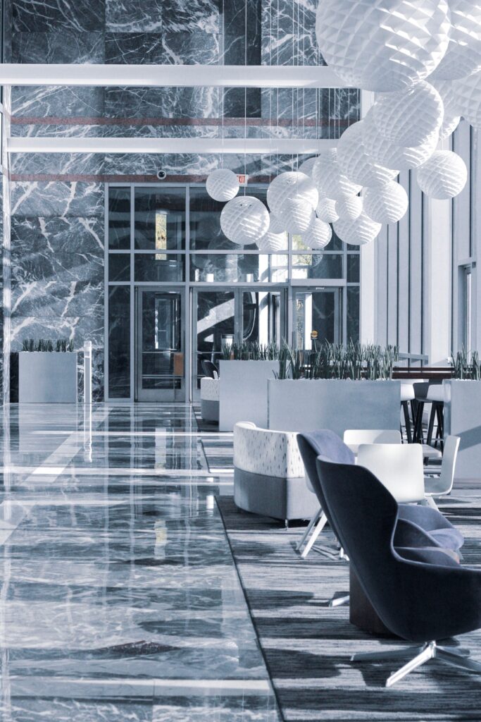 lobby limpio